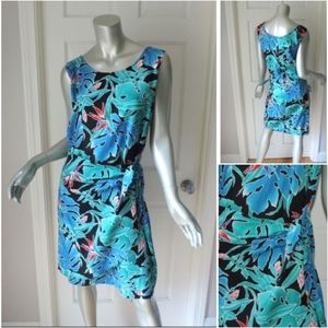 hawaiian sarong wrap dress